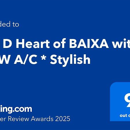 Sj1D Heart Of Baixa With New A/C * Stylish Apartment Lisboa Екстериор снимка